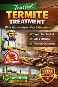 Trusted Termite Treatment with Warranty Near Me in Saharanpur
