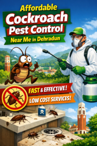 Looking for affordable cockroach pest control near me in Dehradun? Get safe, effective, and long-lasting pest solutions with Termoshield’s expert services.

