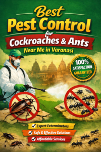 Looking for the best pest control for cockroaches and ants near me in Varanasi? Get safe, effective, and long-lasting pest solutions from Termoshield experts.