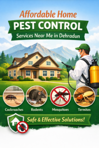 Looking for affordable home pest control services near me in Dehradun? Termoshield offers safe, effective, and long-lasting pest solutions for every home.