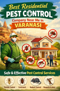 Looking for the best residential pest control company near me in Varanasi? Termoshield offers safe, effective, and long-lasting pest control solutions for homes.