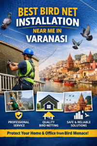 Looking for the best bird net installation near me in Varanasi? Termoshield offers durable, safe, and affordable bird netting solutions for homes and businesses.