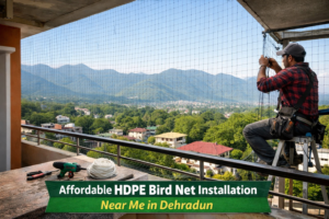 Looking for affordable HDPE bird net installation near me in Dehradun? Get durable, eco-friendly, and professional bird netting solutions from Termoshield.
