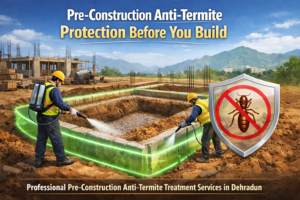 Looking for the best pre construction anti termite treatment near me in Dehradun? Termoshield provides expert, long-lasting termite protection for homes & buildings.